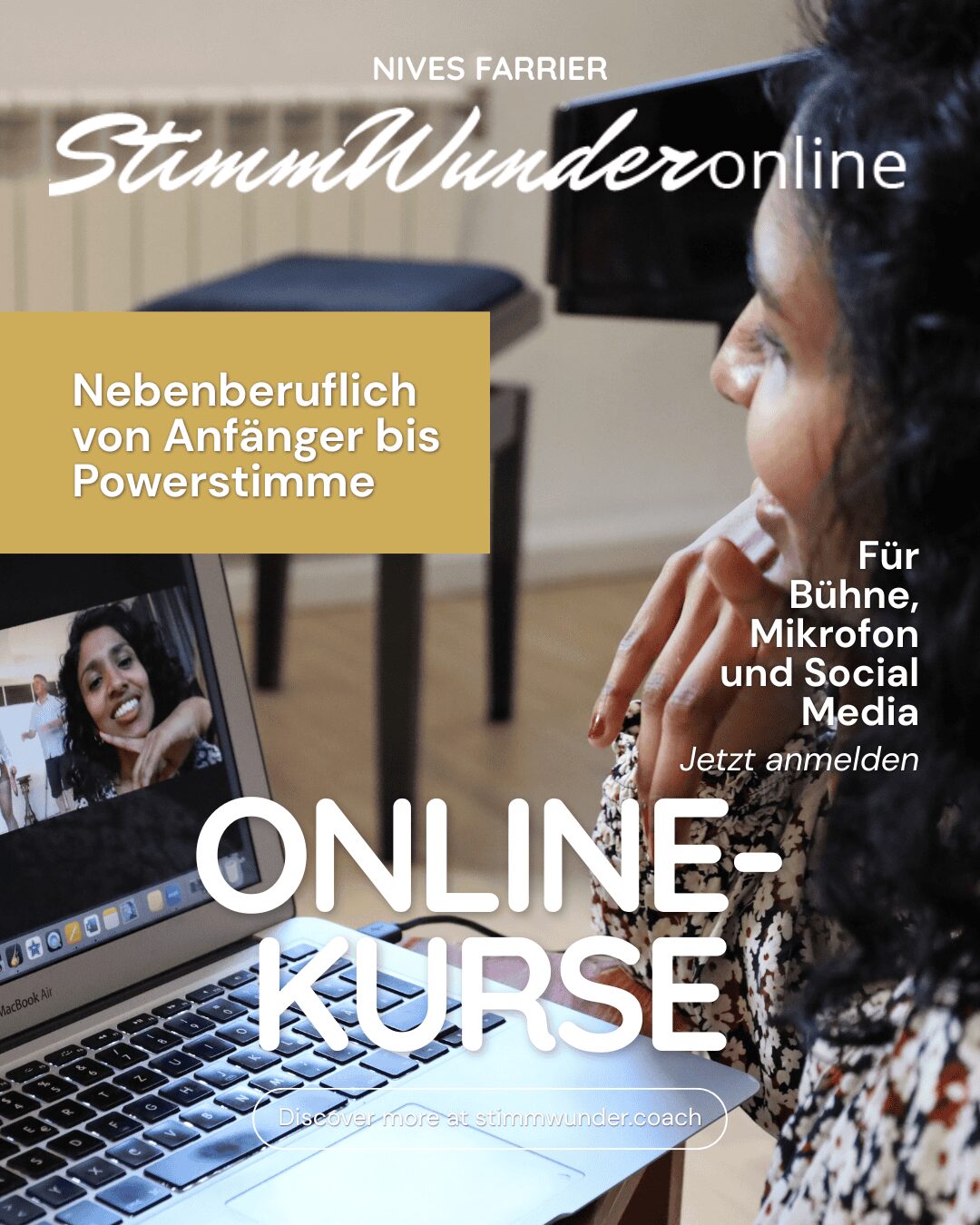 Online Stimmtraining, Stimmwunder, Nives Farrier