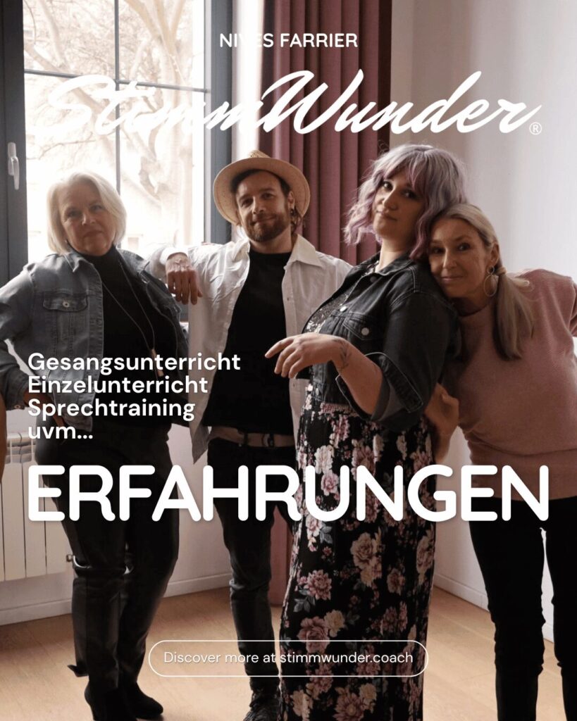 Stimmtraining Wien Erfahrungen - Stimmwunder, Nives Farrier