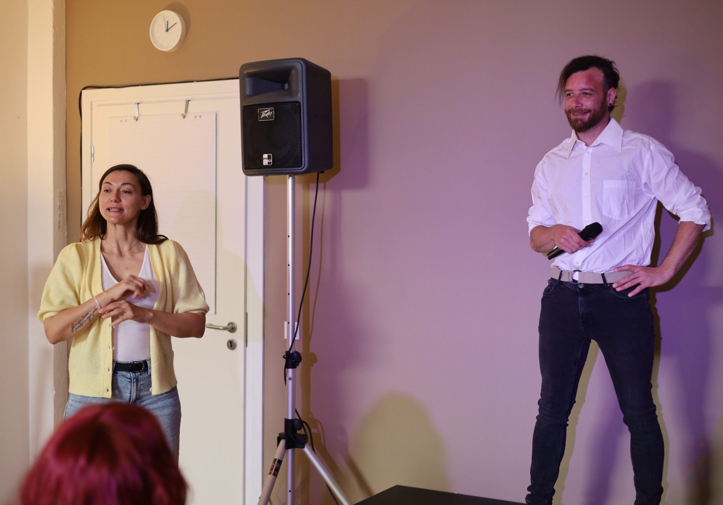 Bühnentraining, stimmwunder wien, nives farrier, ingo schneider